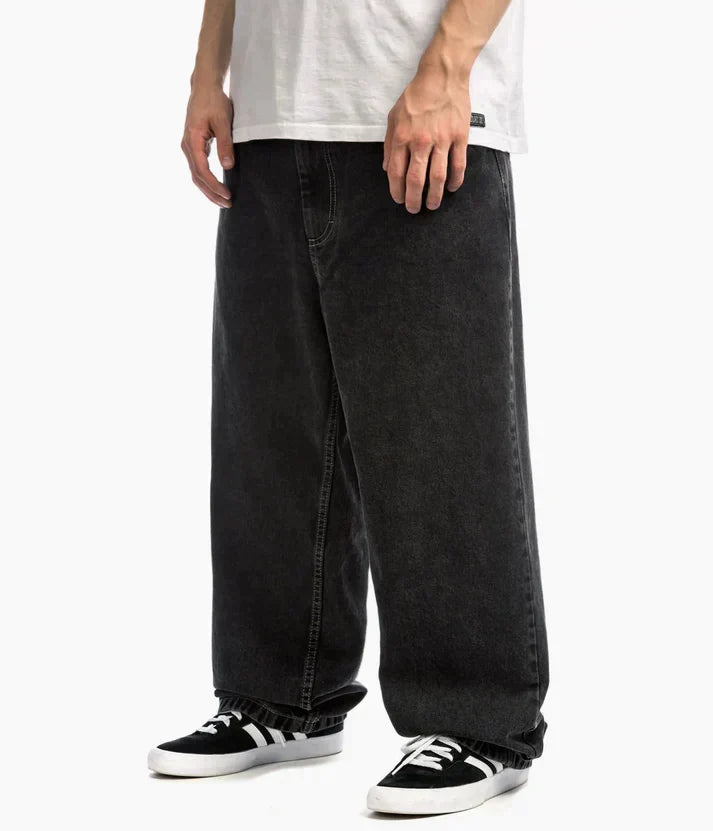 Men’s Wide Leg Jeans – Relaxed Fit Denim for Spring Streetwear