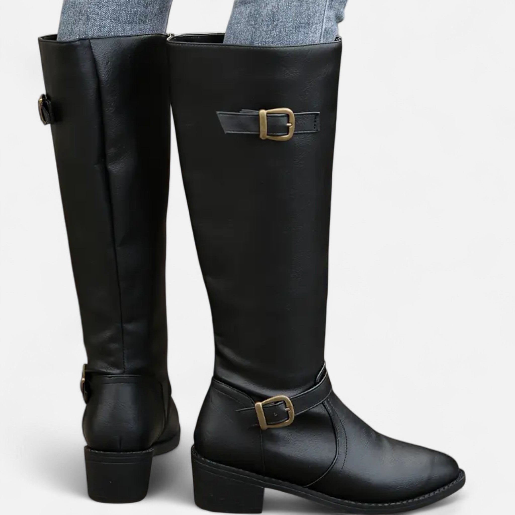 Valmonti | Women’s Pointed-Toe Long Boots