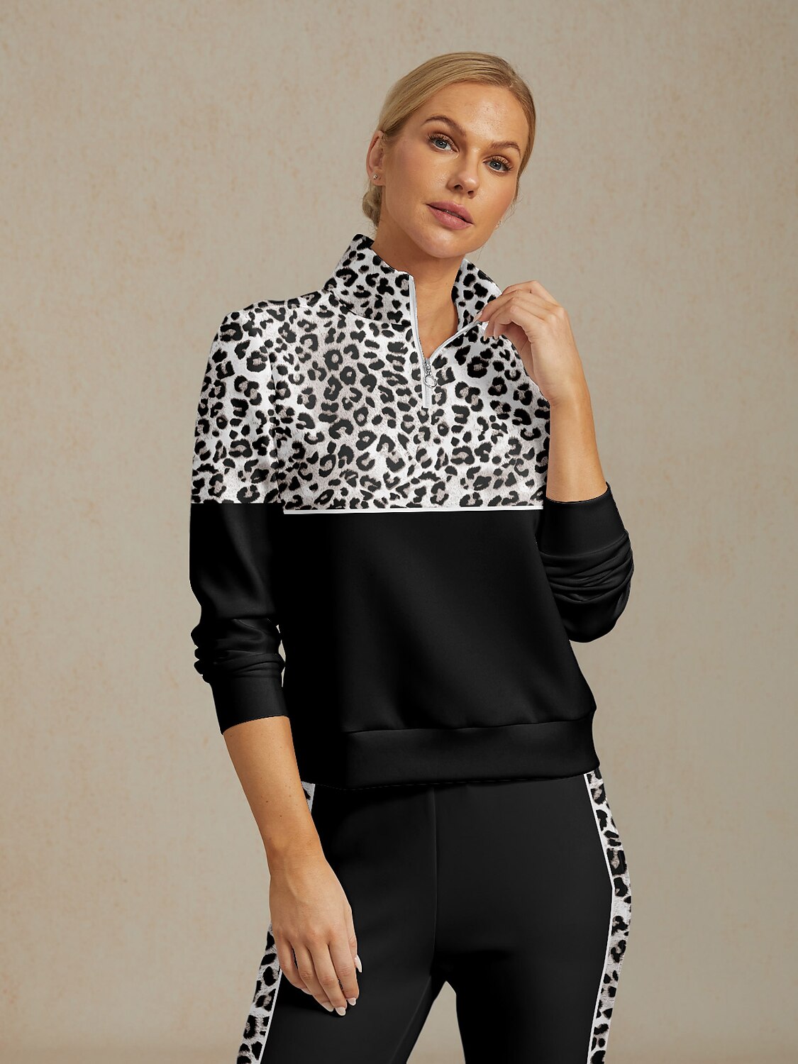 Savanna Motion cipzáras pulóver golfhoz – Szélálló, rugalmas kialakítás lélegző kényelemmel