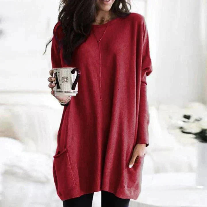 Women’s Casual T-Shirt With Pockets – Comfortable Breathable Soft Stylish Everyday Relaxed Fit