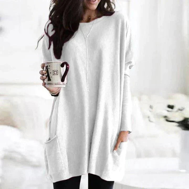 Women’s Casual T-Shirt With Pockets – Comfortable Breathable Soft Stylish Everyday Relaxed Fit