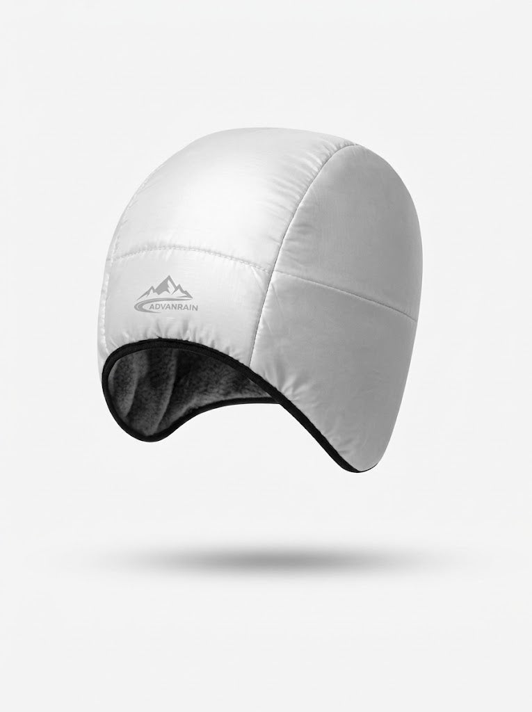 Thermische Winter-Schädelmütze für Herren - Outdoor-Mütze mit Fleecefutter und verlängertem Ohrenschutz