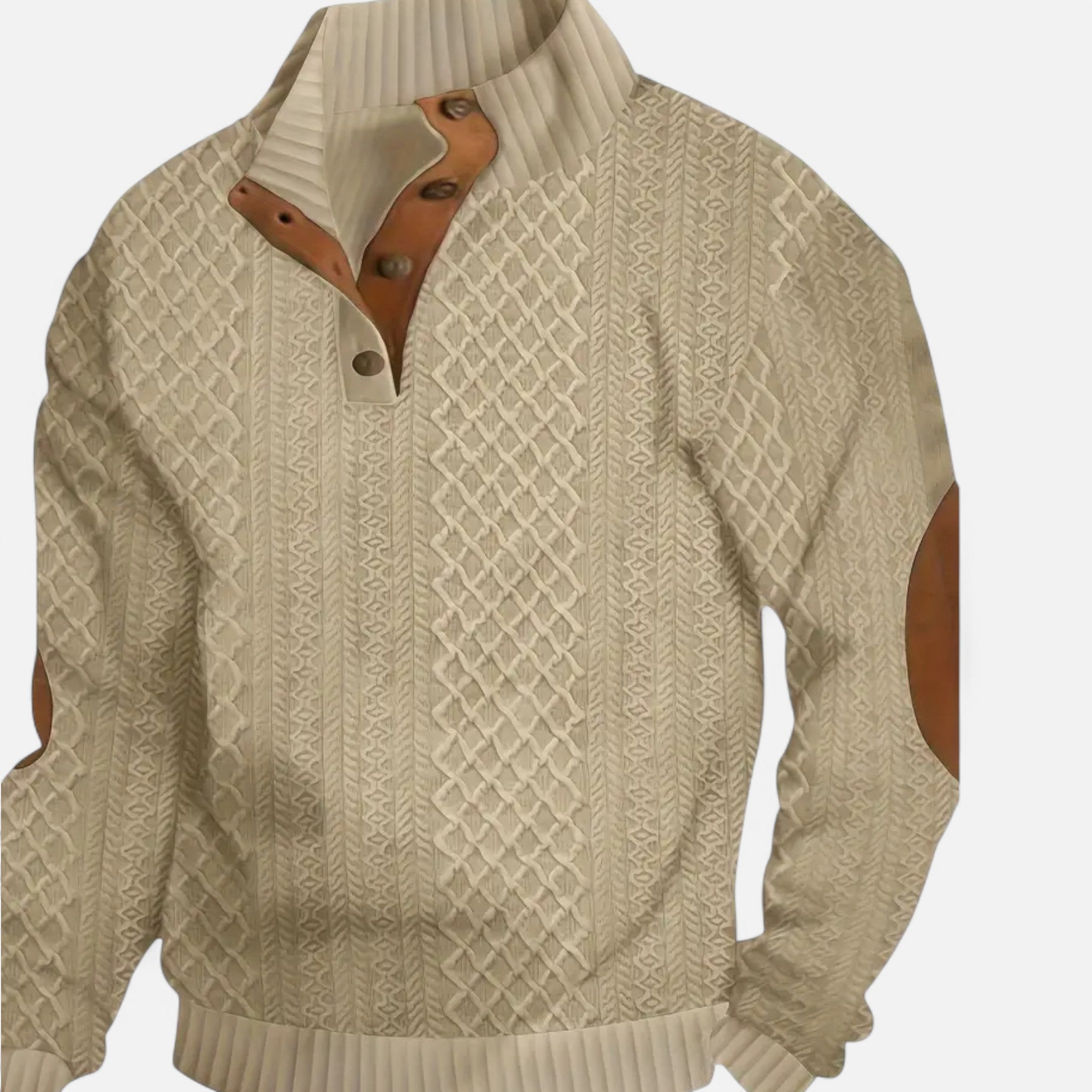 Valmonti | Men’s Classic Cable-Knit Sweater
