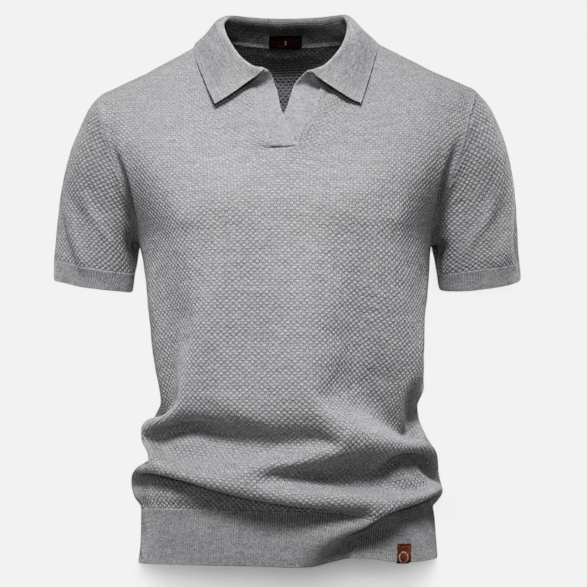 Valmonti | Men’s Pineapple Wool Polo Shirt