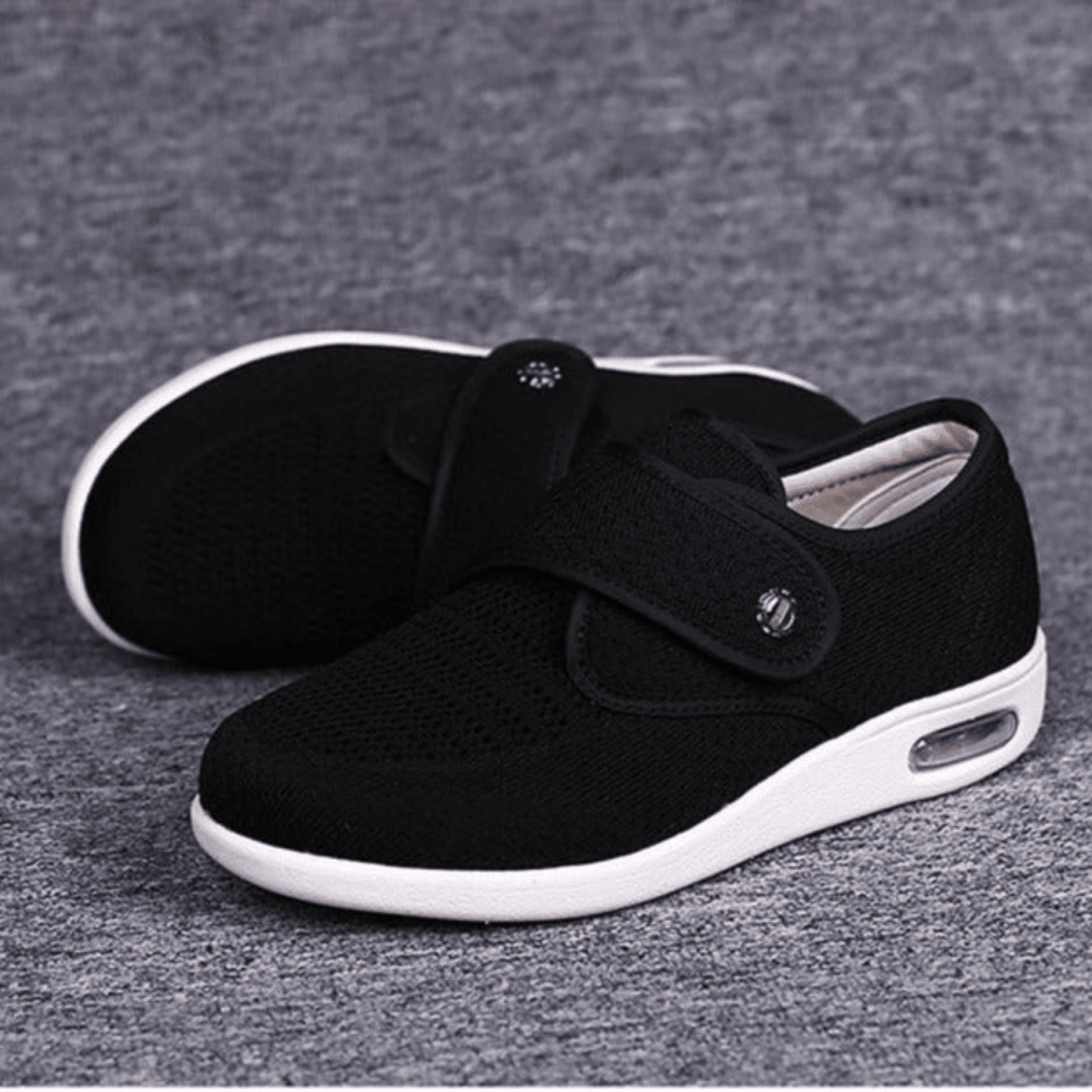 Zapatillas cómodas de mujer para caminar – Deportivas de malla con cierre de gancho y bucle y suela acolchada para el uso diario