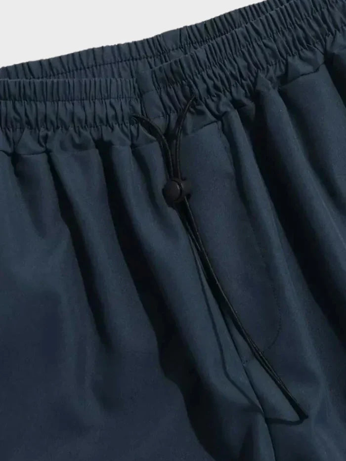 Pánské cargo kalhoty se širokými nohavicemi – volné streetwearové kalhoty s elastickým pasem a praktickými kapsami