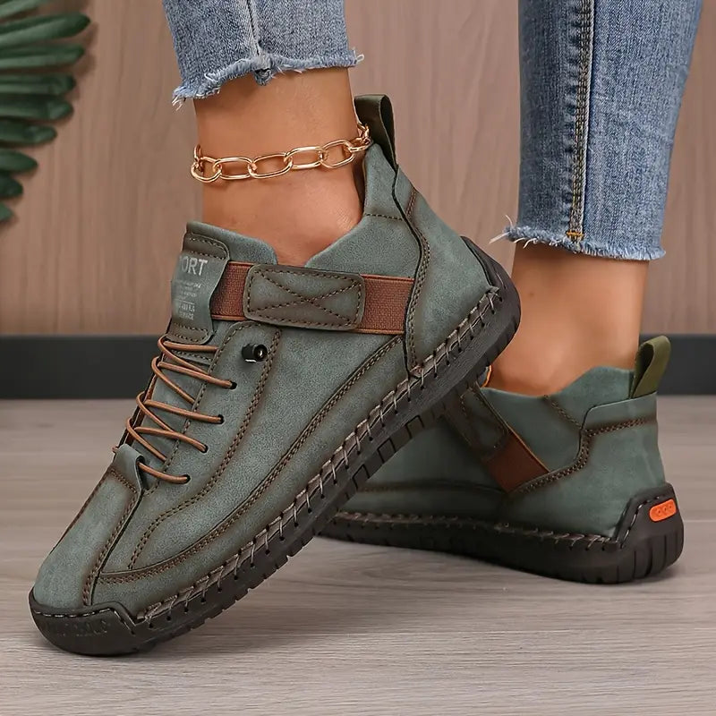 Women’s Orthopedic Leather Sneakers Everyday Comfort