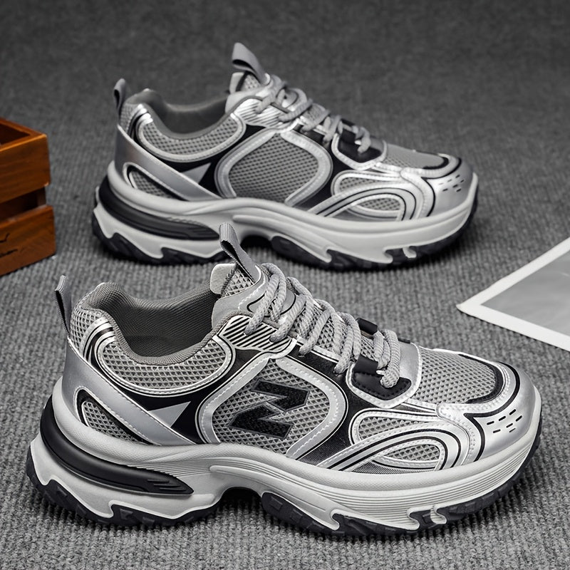 Ανδρικά-Γυναικεία Casual Sneakers με Κορδόνια για Πεζοπορία, Άνετα Παπούτσια Δρόμου, Καθημερινά Πολυχρηστικά Trainers Χαμηλού Ύψους