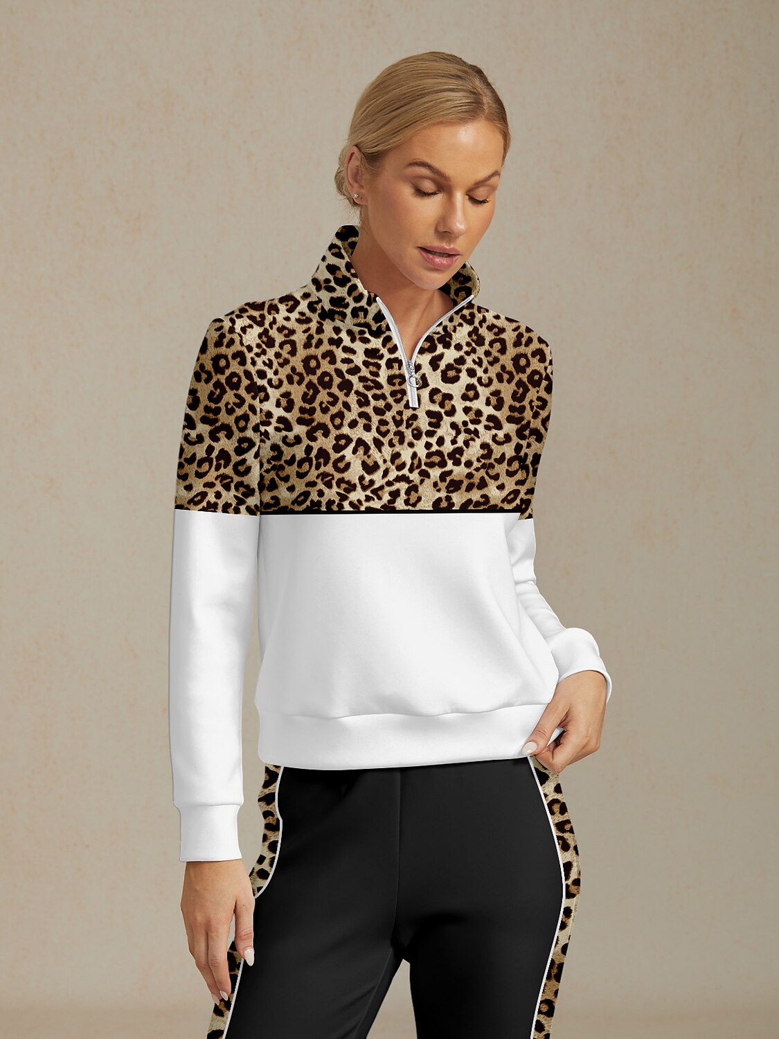 Savanna Motion Zip Pullover for Golf – Wind-Resistant Stretch Design with Breathable Comfort