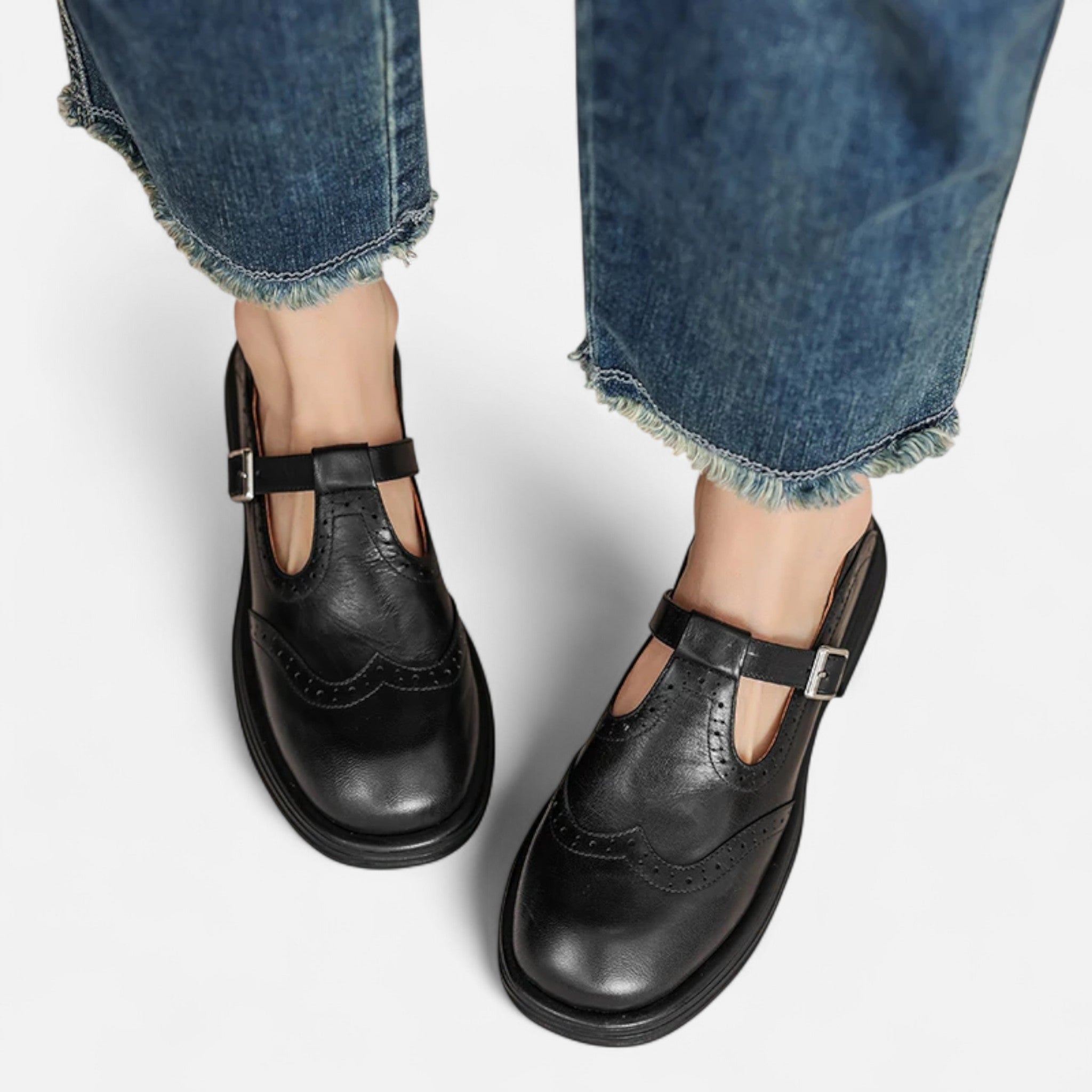 Valmonti | Women’s Mary Jane Heels – Refined Leather Elegance