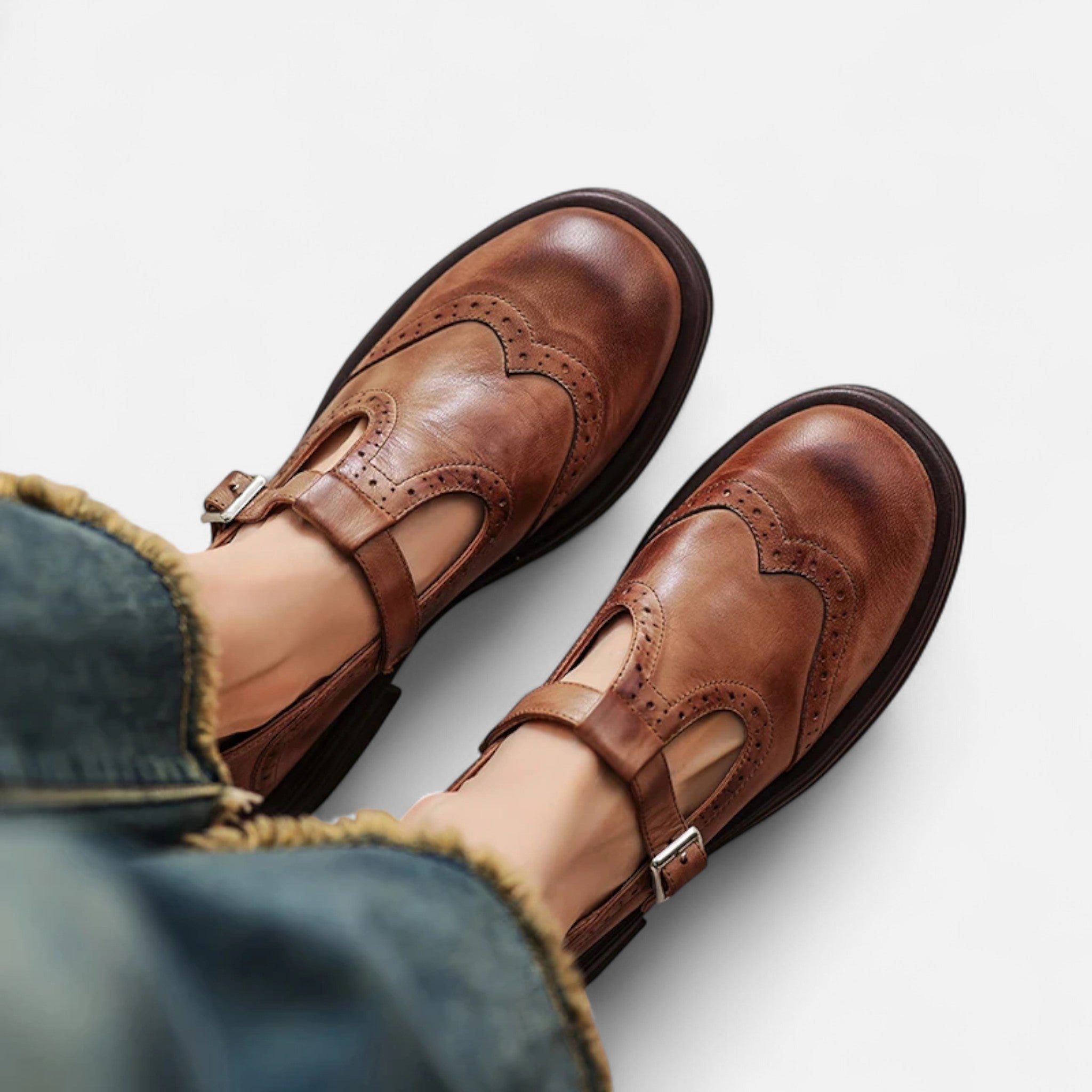 Valmonti | Women’s Mary Jane Heels – Refined Leather Elegance