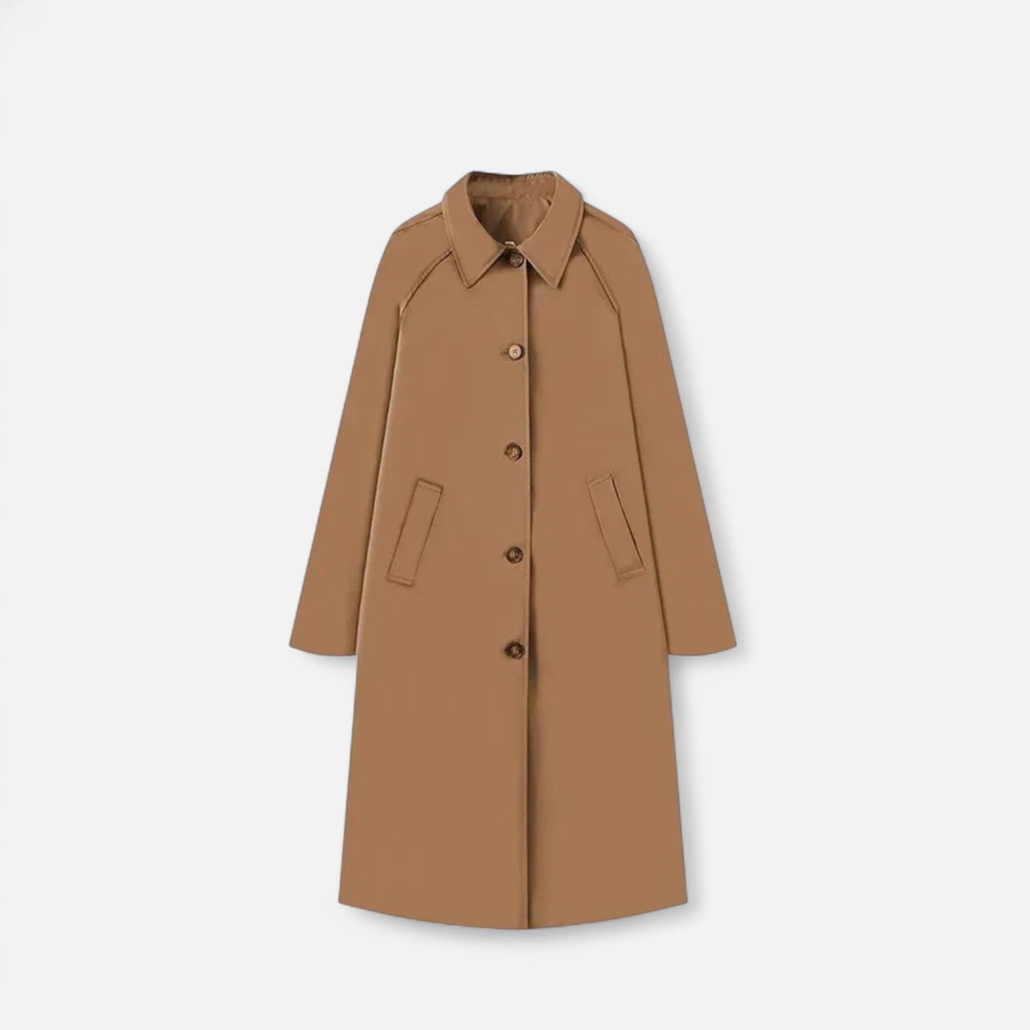 Valmonti | Women’s Long Trench Coat – Retro Heritage
