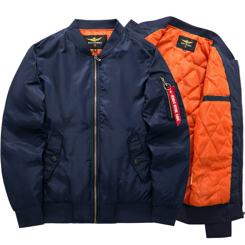 Giacca bomber da uomo – strato leggero con cerniera per un abbigliamento casual all’aperto