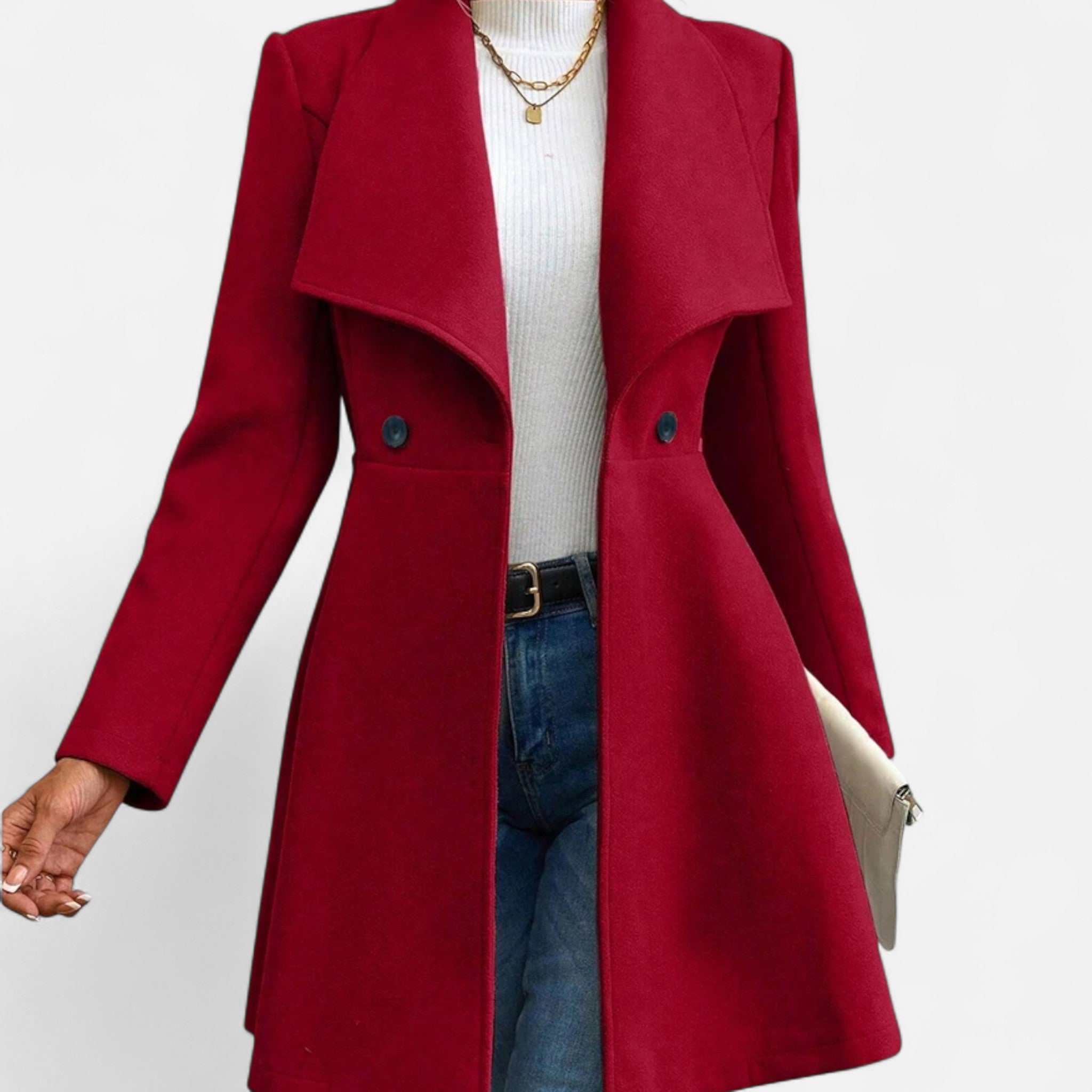 Valmonti | Women’s Lapel Wool Winter Coat