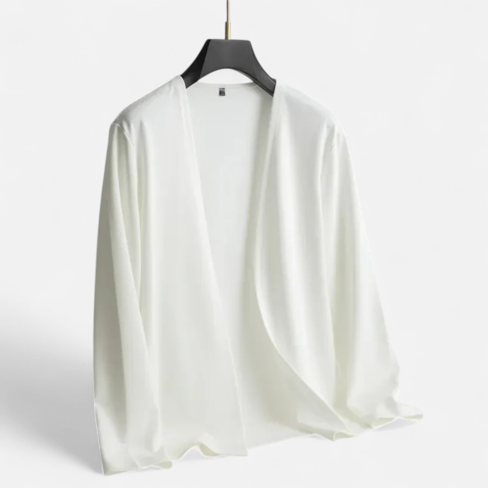 Valmonti | Men’s Cardigan Cloak – Refined Long-Sleeve Elegance