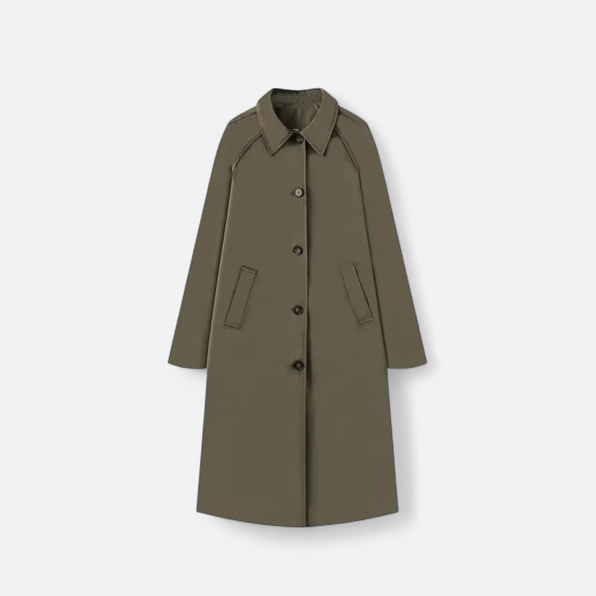 Valmonti | Women’s Long Trench Coat – Retro Heritage