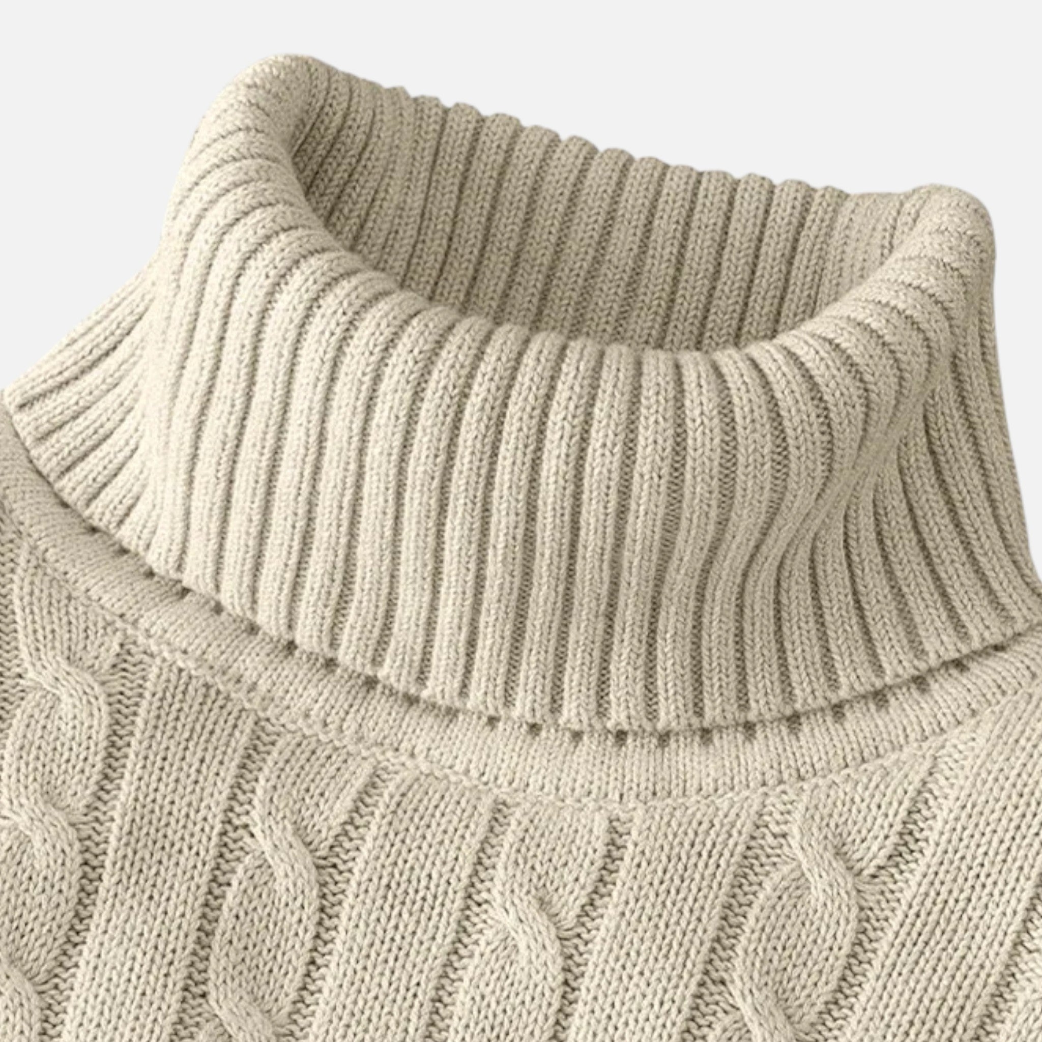 Valmonti | Men’s Wool High-Neck Pullover
