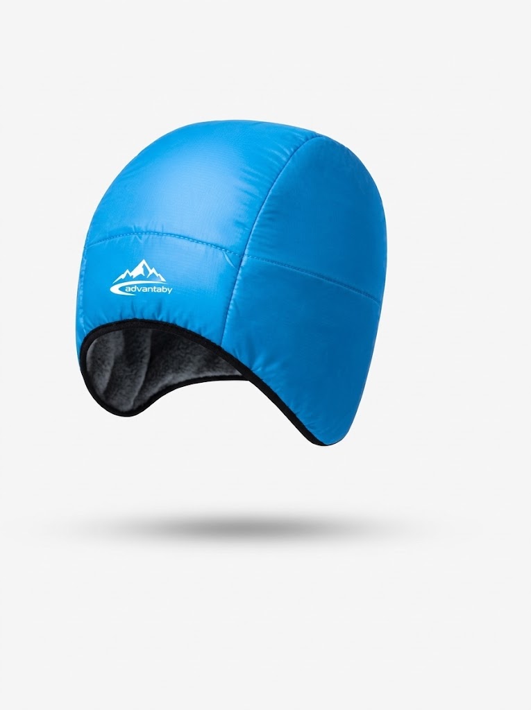 Thermische Winter-Schädelmütze für Herren - Outdoor-Mütze mit Fleecefutter und verlängertem Ohrenschutz