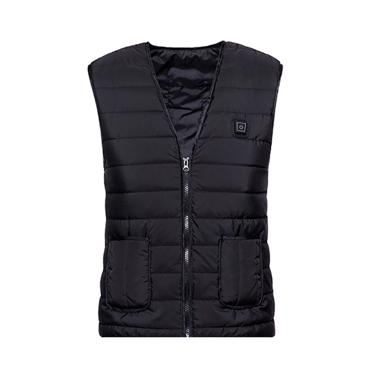 Unisex USB Heated Vest – Quilted Winter Layer with Five Heating Zones and Adjustable Temperature Control