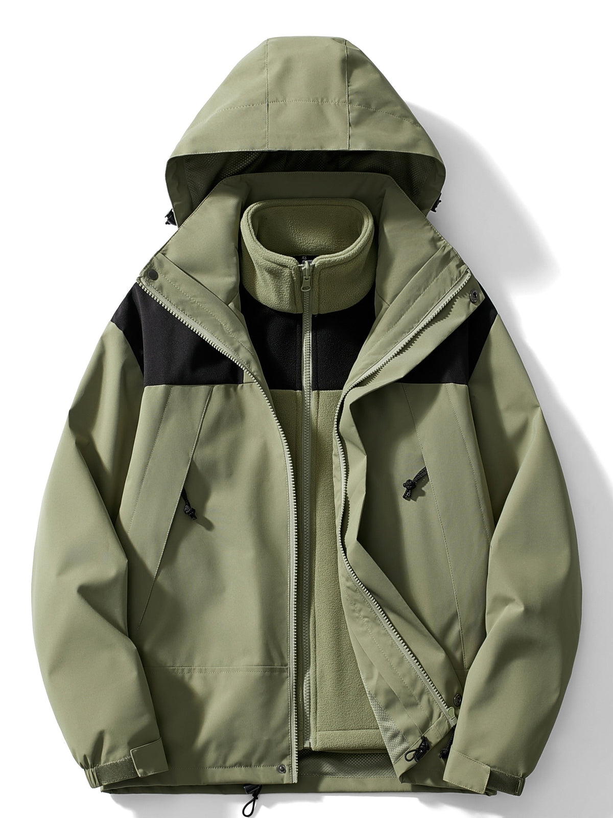 Γυναικείο outdoor μπουφάν 3-σε-1 με επένδυση fleece – Πολυεπίπεδη επιλογή με κουκούλα για ευέλικτο χειμερινό ντύσιμο