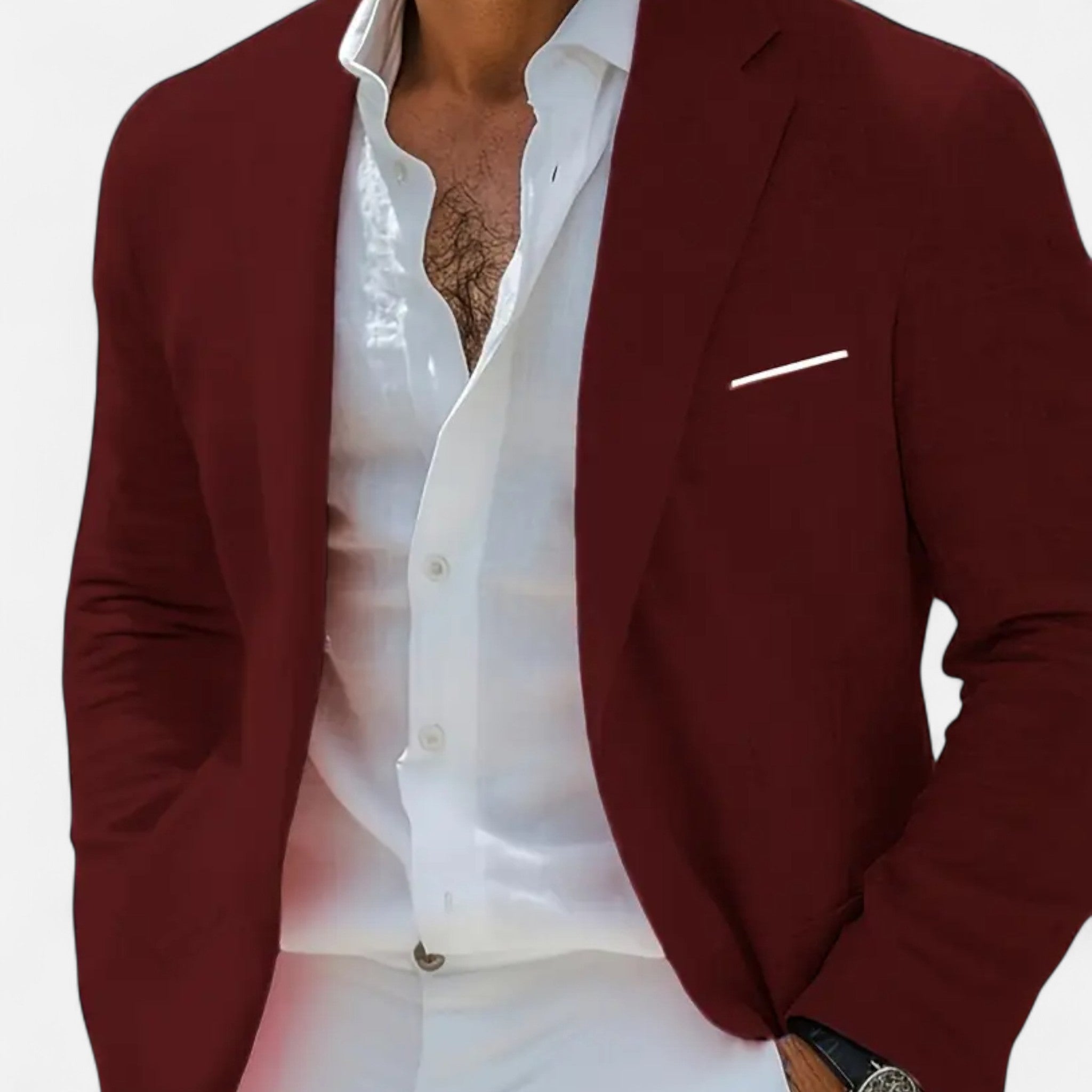 Valmonti | Men’s Blazer – Royal Single-Breasted Elegance
