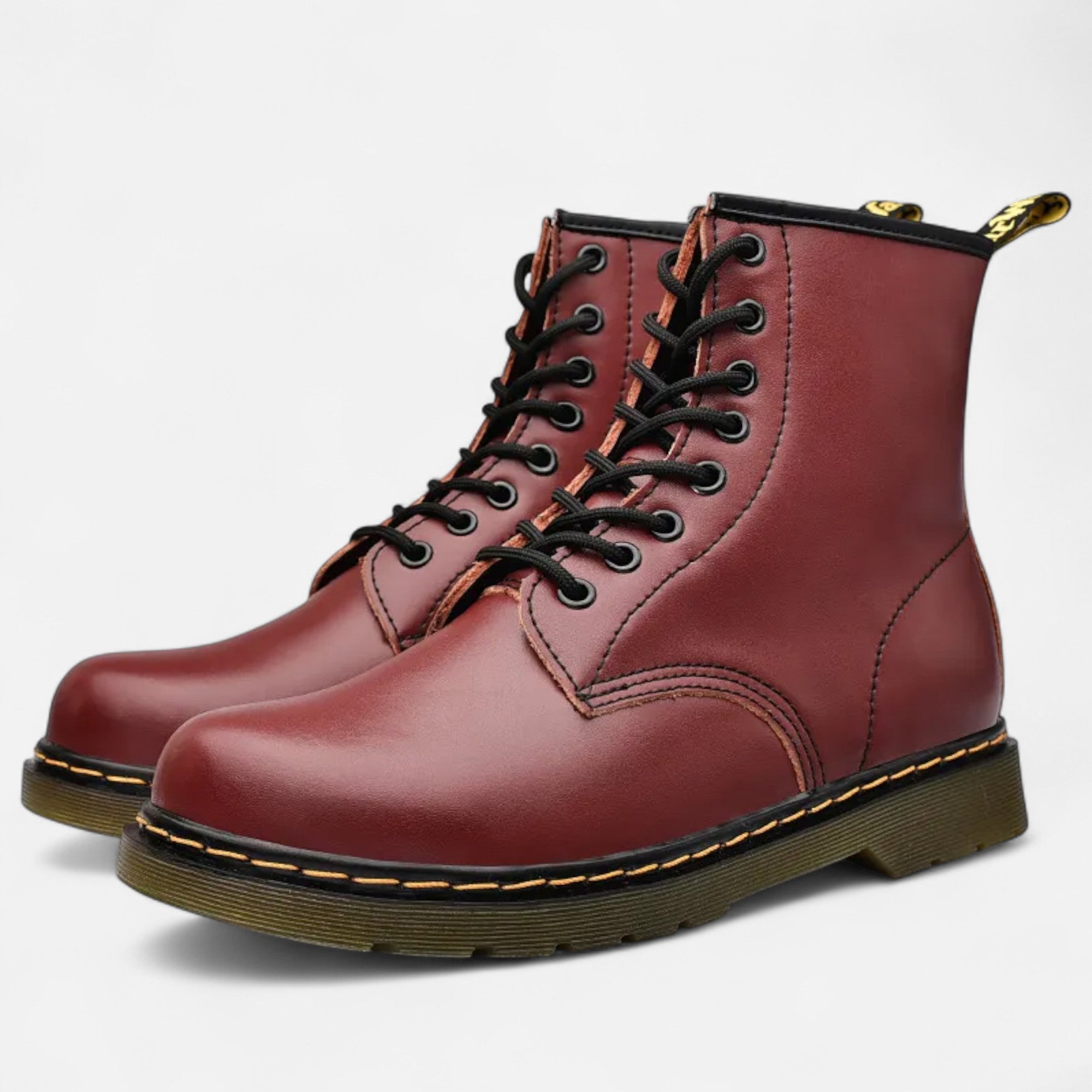 Valmonti | Women’s Riviera Cowhide Leather Martin Boots