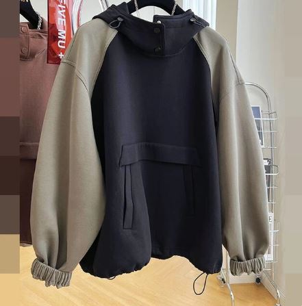 Men’s Oversized Hooded Anorak Jacket – Warm Waterproof Layer for Winter Wear