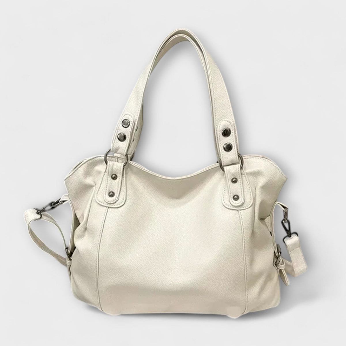Women’s Large Leather Tote Shoulder Bag – Spacious Multi-Carry Everyday Handbag for Work Travel Shopping Weekend City Wear and Versatile Daily Organisation
