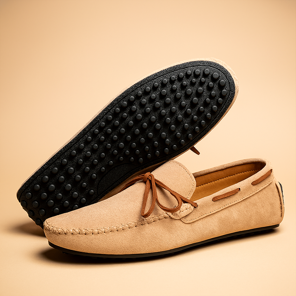 Men’s Breathable Slip-On Loafers – Lightweight Driving Style for Smart Casual Work and Daily Wear