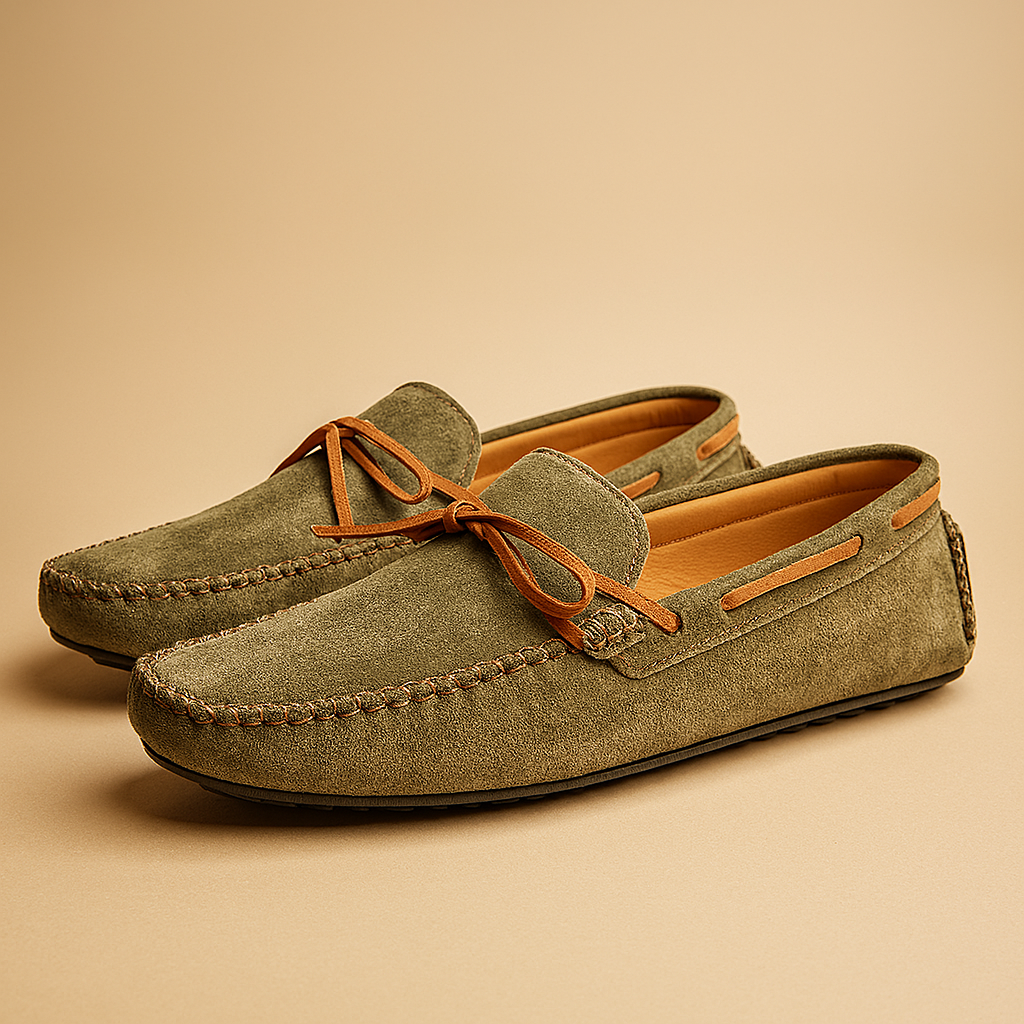 Men’s Breathable Slip-On Loafers – Lightweight Driving Style for Smart Casual Work and Daily Wear