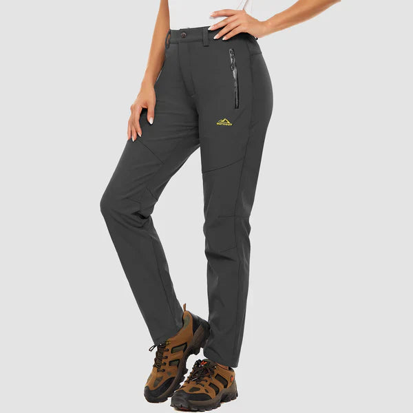 Women’s Waterproof Trousers with Fleece Lining Warm Windproof Outdoor Comfortable Walking Everyday Protection