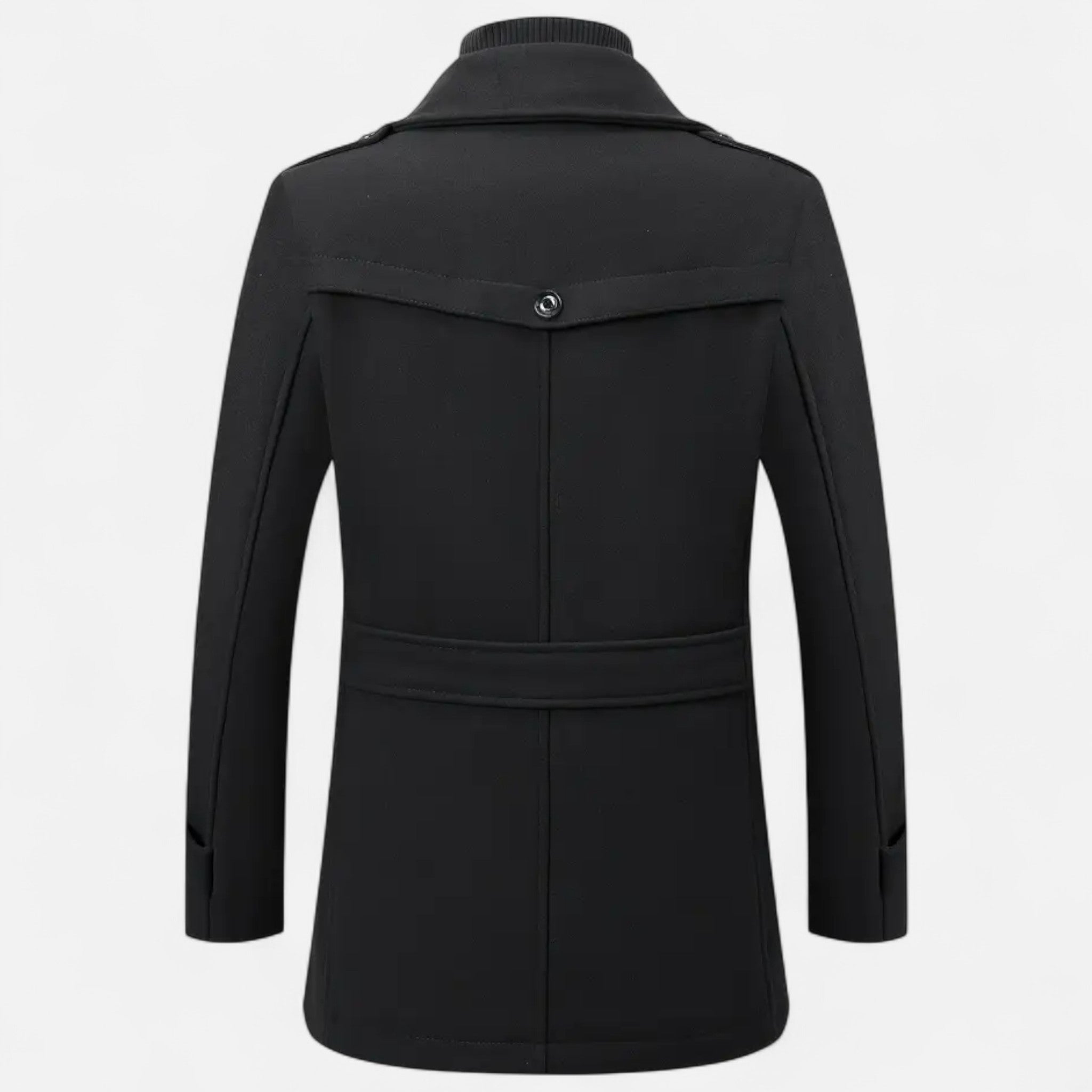 Valmonti | Men’s Slim-Fit Tweed Coat