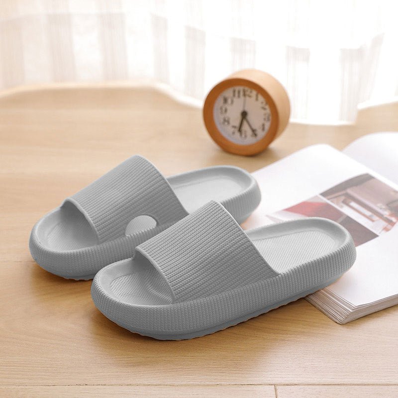 Pantofole da Donna con Fascia Testurizzata Suola Leggera e Imbottita Ciabatte Casual Comfort