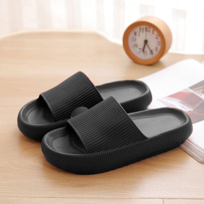 Pantofole da Donna con Fascia Testurizzata Suola Leggera e Imbottita Ciabatte Casual Comfort