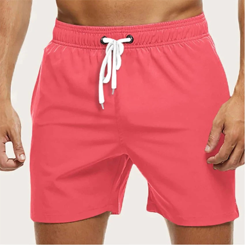 Bañadores para hombre con cintura de cordón y longitud media
