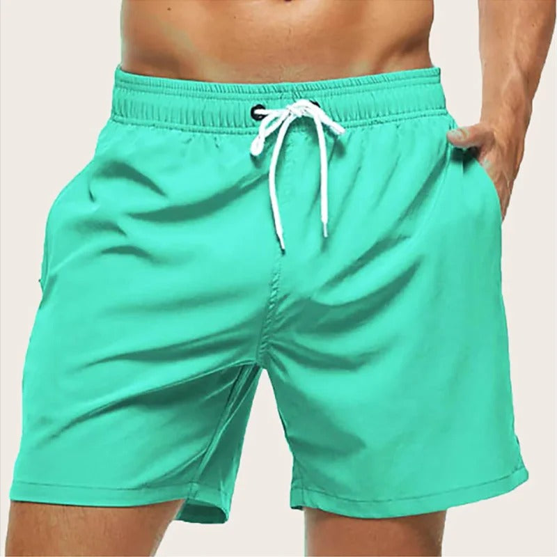 Bañadores para hombre con cintura de cordón y longitud media