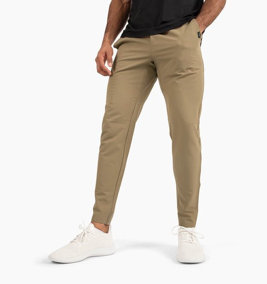 Pantaloni bărbătești elastici, cu croială slim - pantaloni casual conici, cu buzunare laterale, pentru purtare zilnică