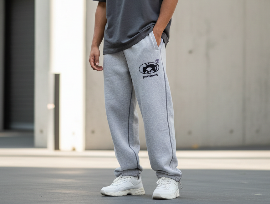 Pantaloni jogger supradimensionați pentru bărbați, stil Y2K - pantaloni de trening lejeri cu șnur și detaliu grafic pentru ținute streetwear, de skate, weekenduri urbane, călătorii și stil casual de zi cu zi
