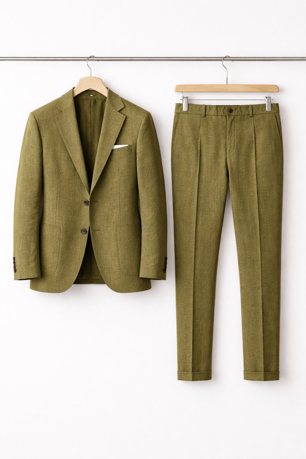 Costume business pour homme en nylon durable – ensemble deux pièces ajusté pour les réunions, les mariages et les événements formels