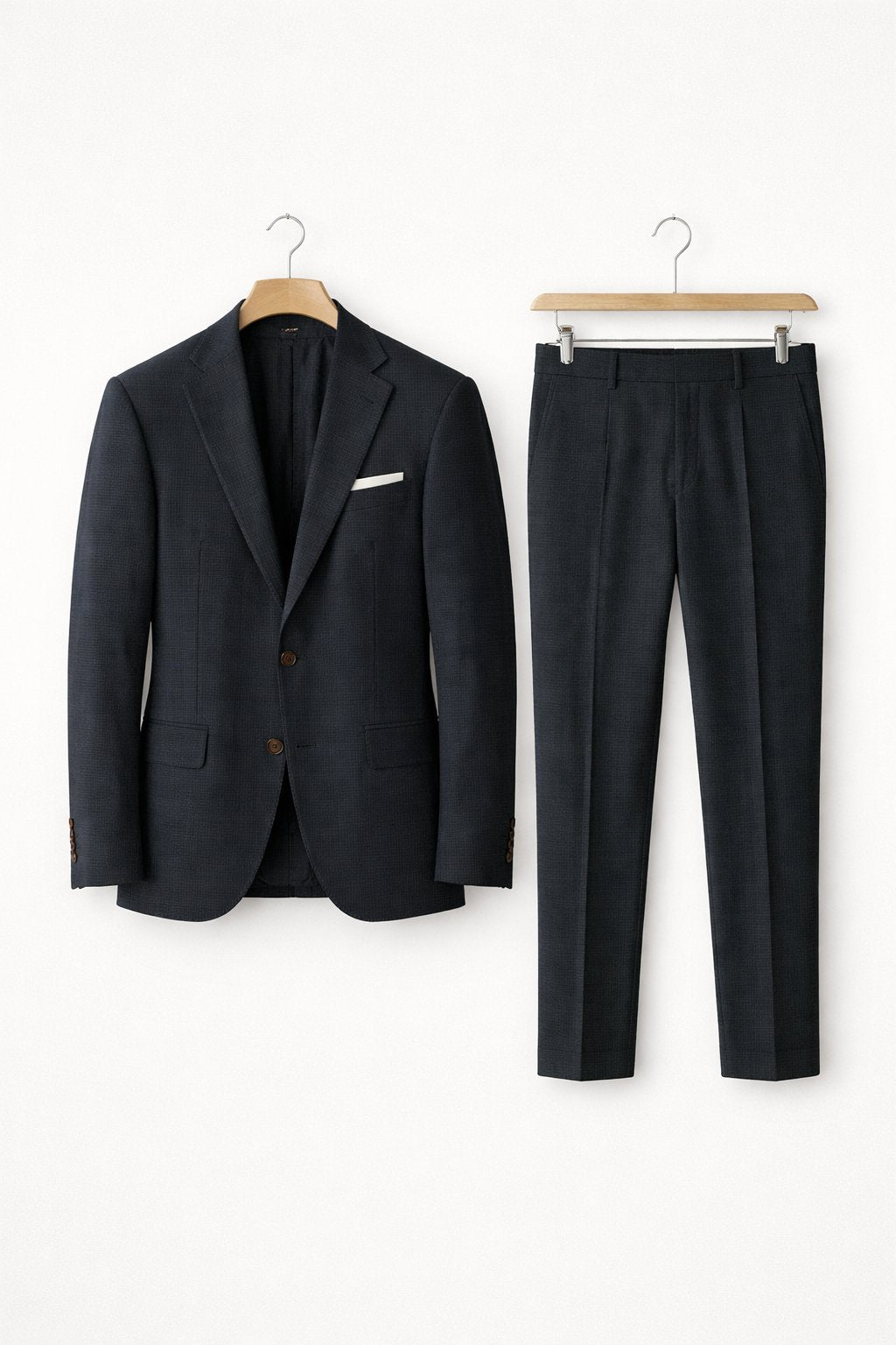 Costume business pour homme en nylon durable – ensemble deux pièces ajusté pour les réunions, les mariages et les événements formels