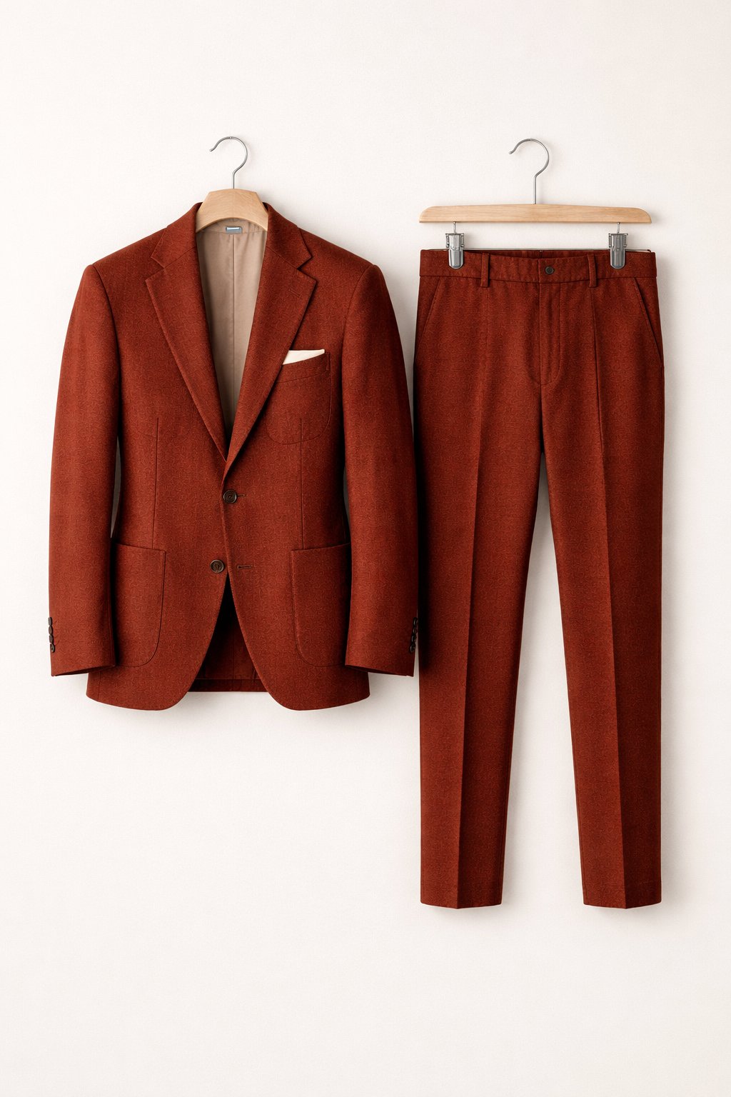 Costume business pour homme en nylon durable – ensemble deux pièces ajusté pour les réunions, les mariages et les événements formels