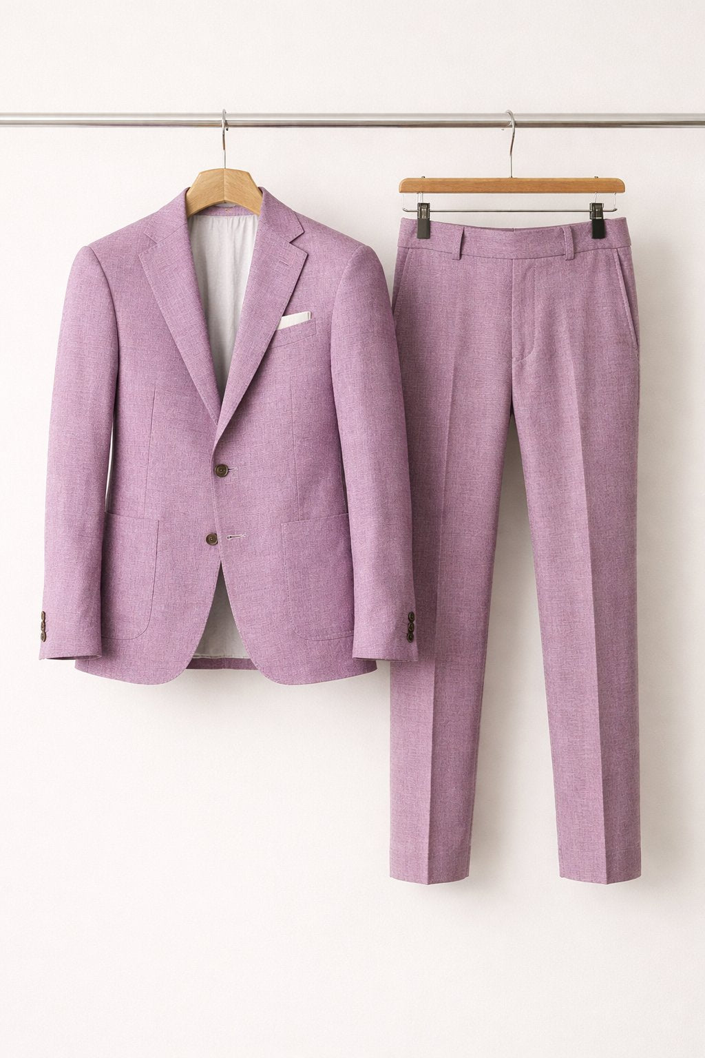 Costume business pour homme en nylon durable – ensemble deux pièces ajusté pour les réunions, les mariages et les événements formels