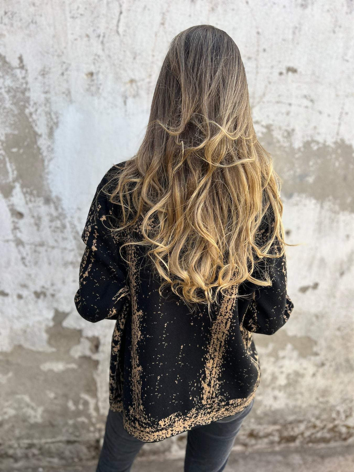 Jachetă de damă din tricot texturat, cu nasturi în față și buzunare la piept – Îmbrăcăminte exterioară casual, lejeră, cu imprimeu, pentru toamnă și iarnă