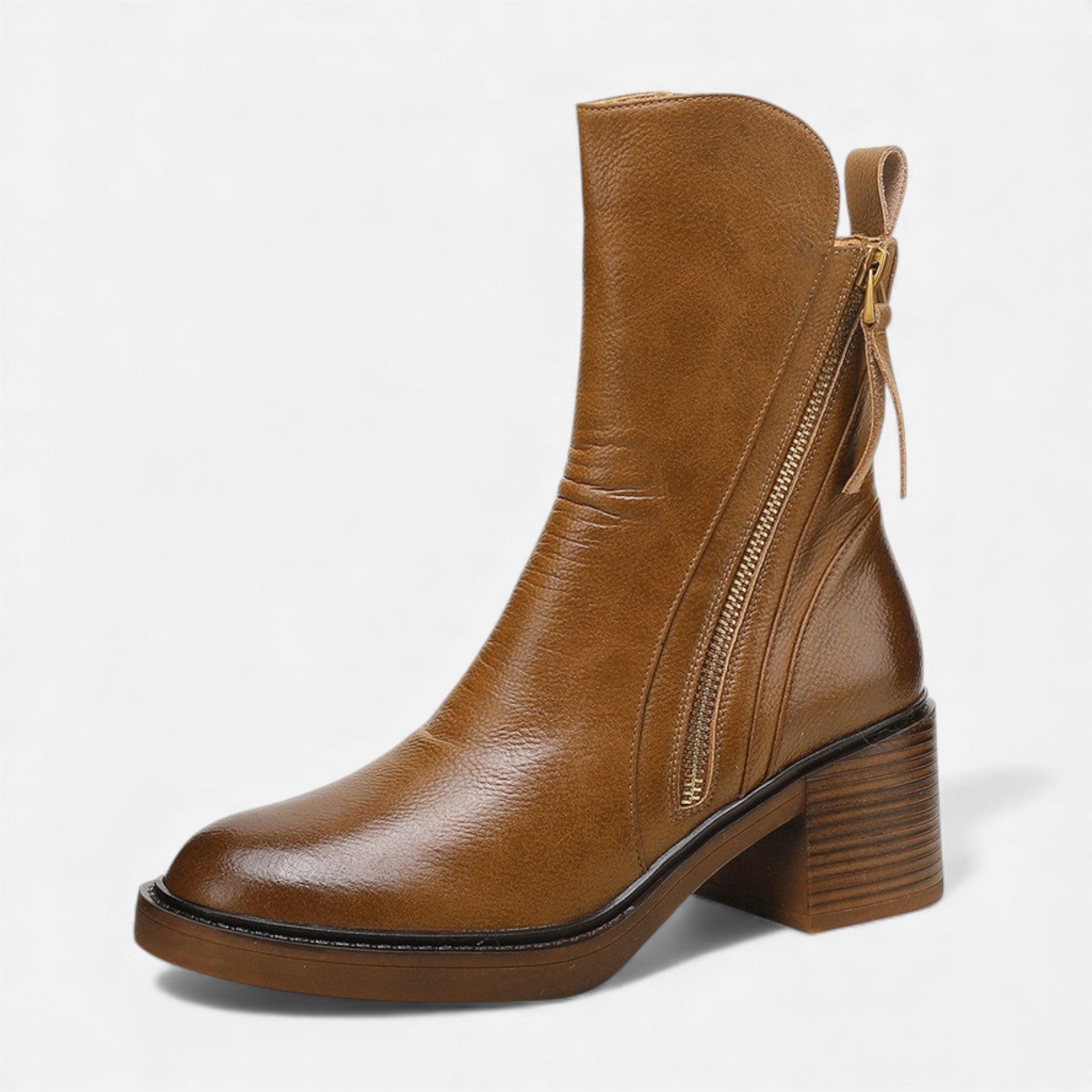 Valmonti | Women’s Classic British‑Style Leather Boots