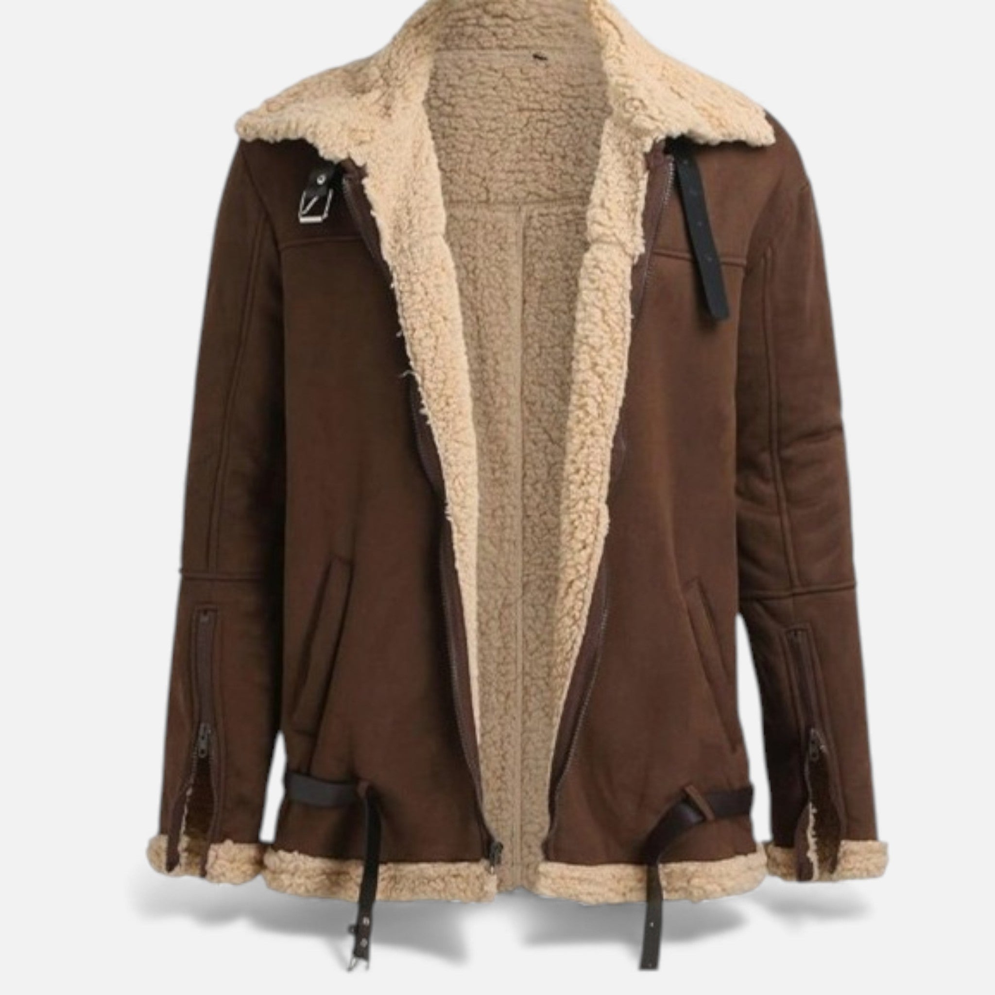 Valmonti | Men’s Fur-Lined Winter Jacket – Classic Warm Coat