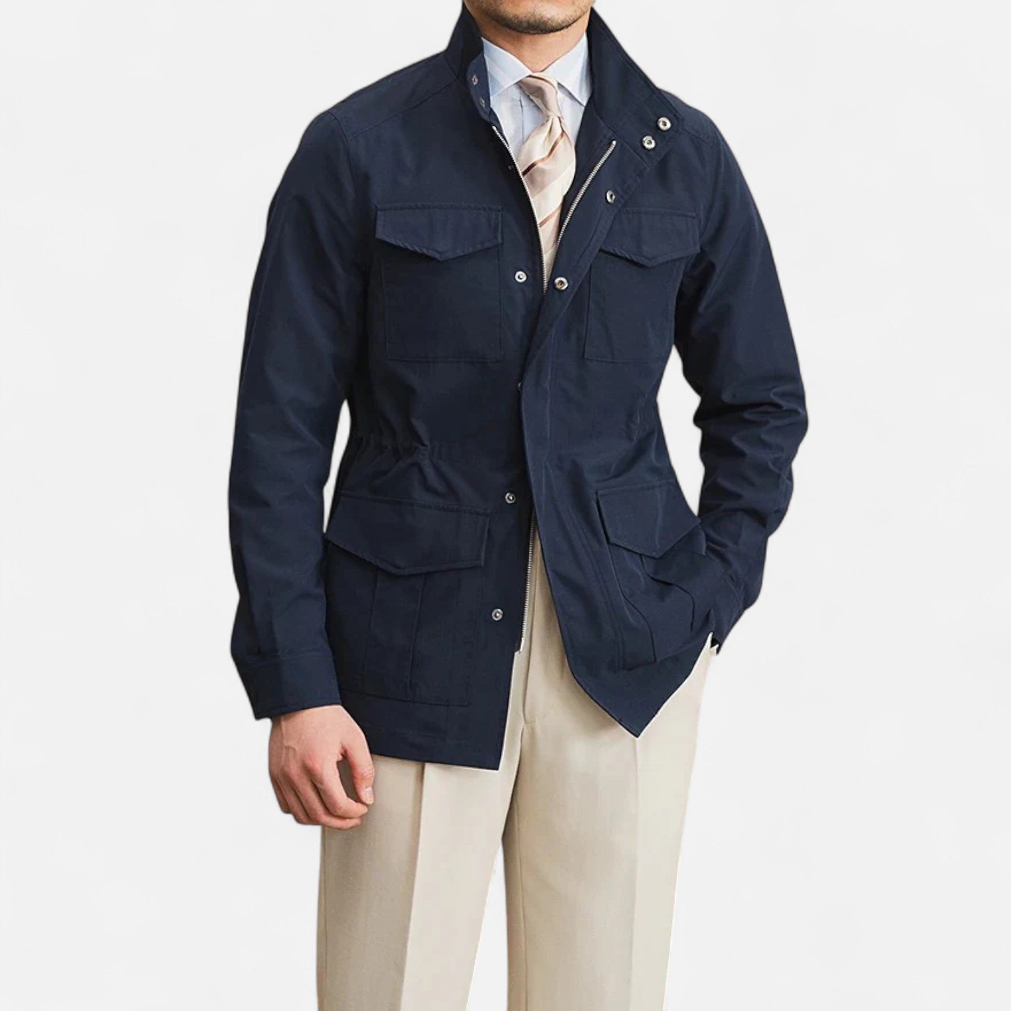 Valmonti | Men’s Raincoat – Old Money Hunting Elegance