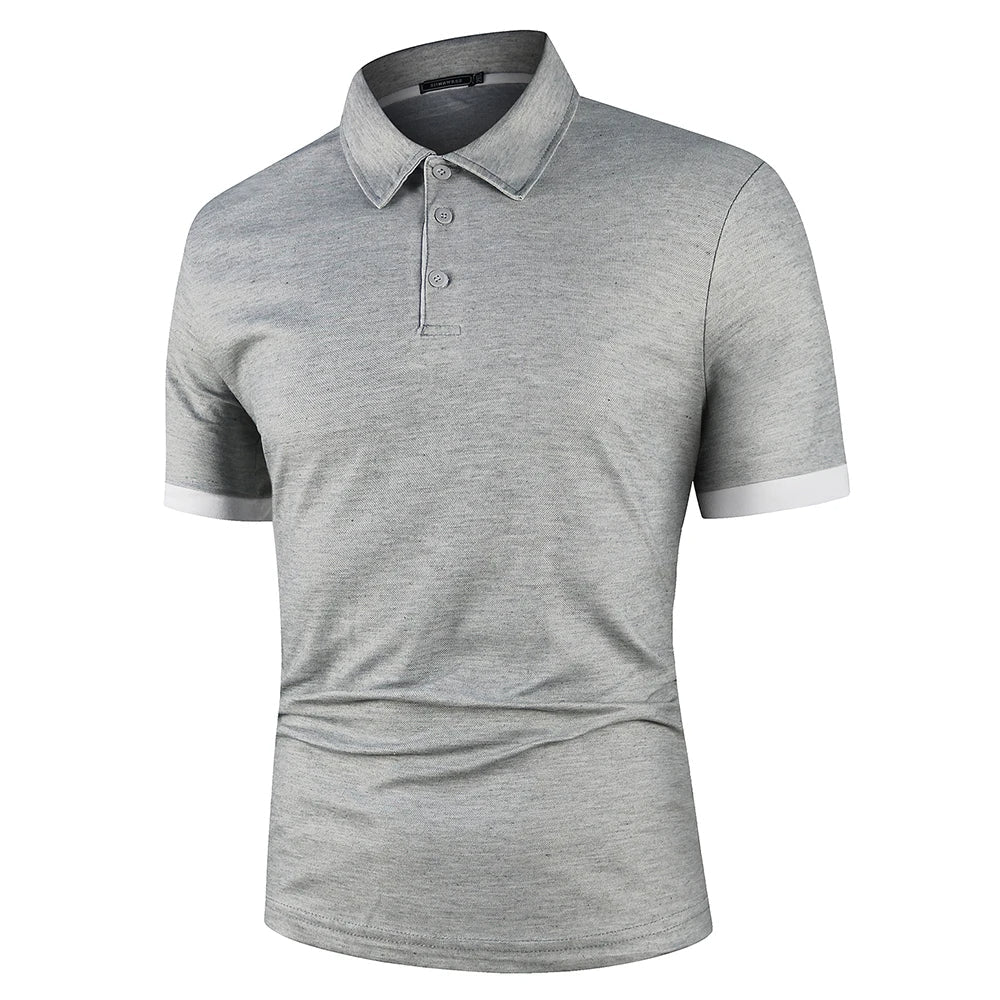 Męska klasyczna letnia koszulka polo Lekka Oddychająca Wygodna Elegancka na co dzień
