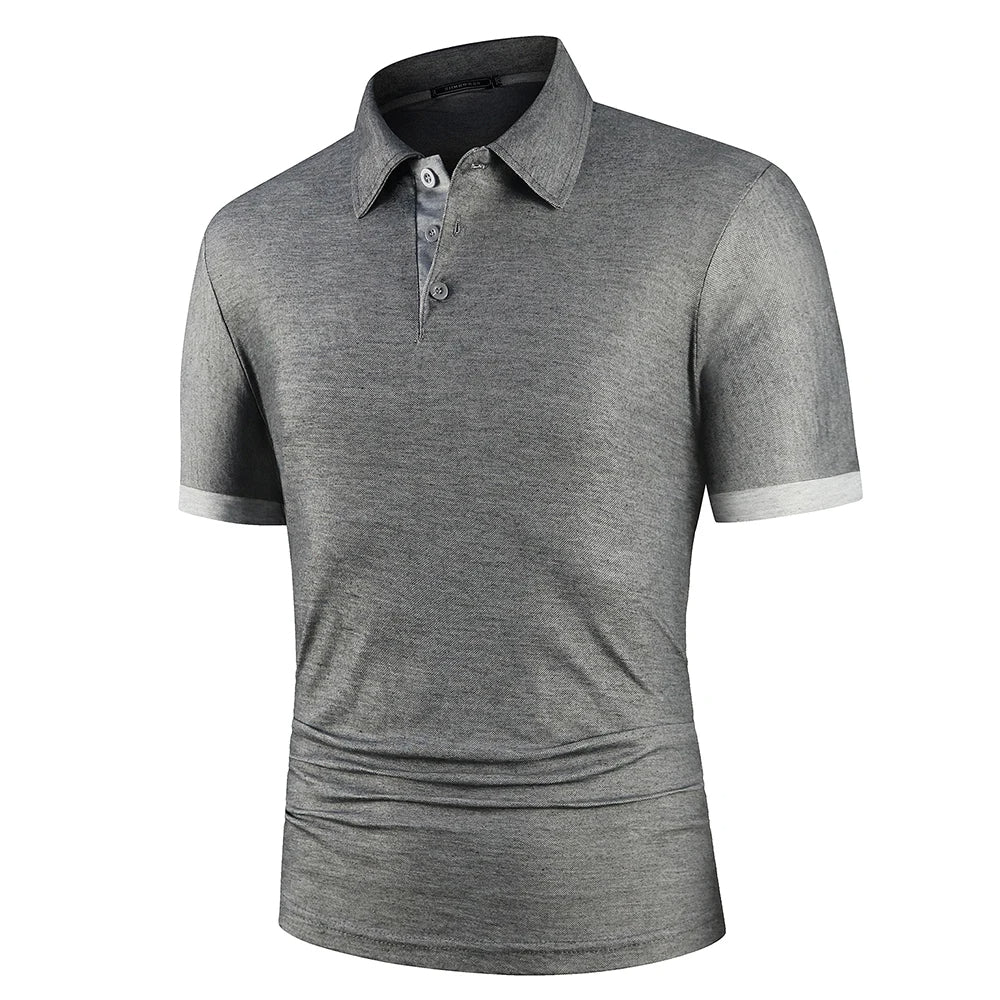 Męska klasyczna letnia koszulka polo Lekka Oddychająca Wygodna Elegancka na co dzień