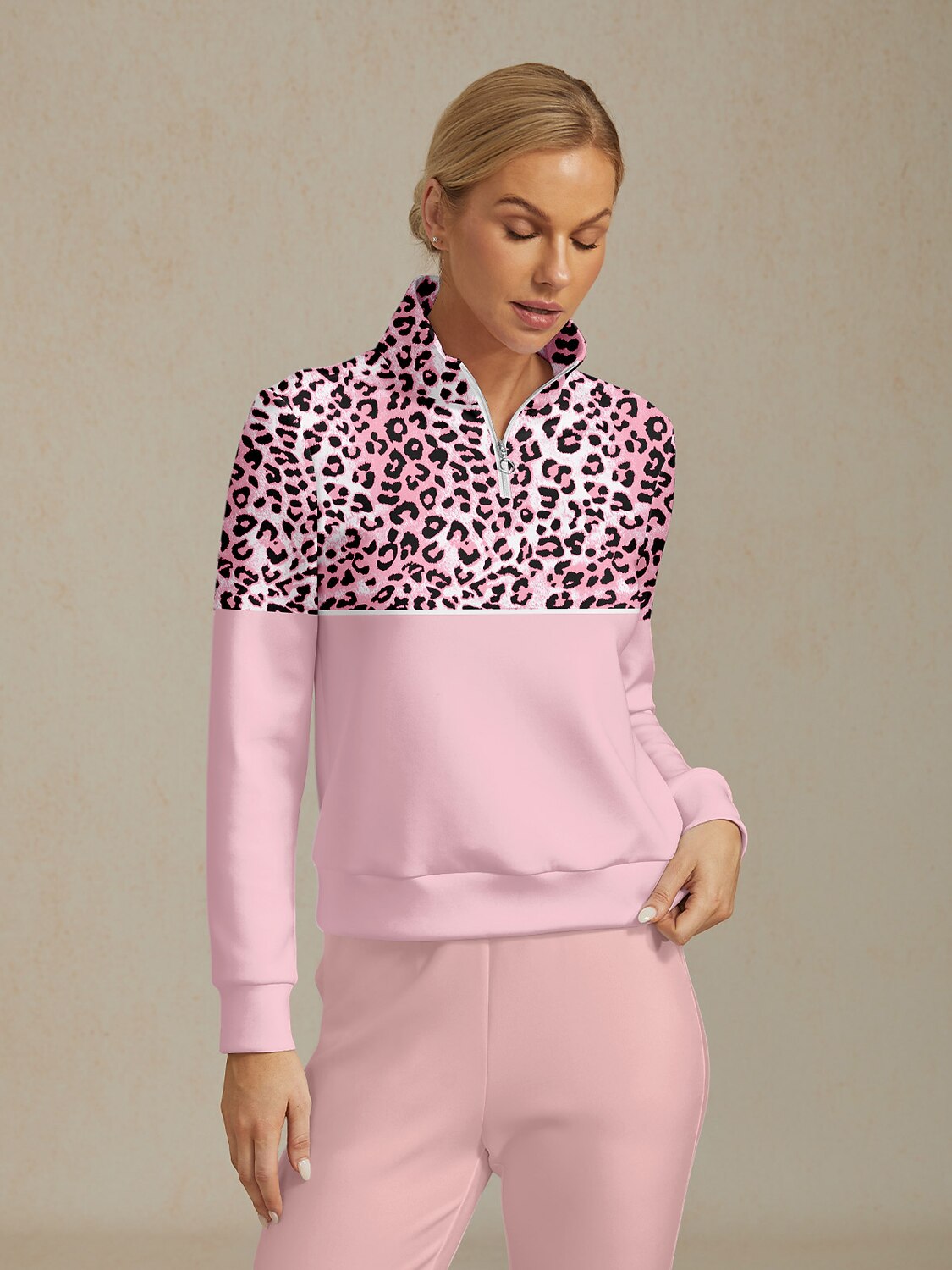 Savanna Motion cipzáras pulóver golfhoz – Szélálló, rugalmas kialakítás lélegző kényelemmel