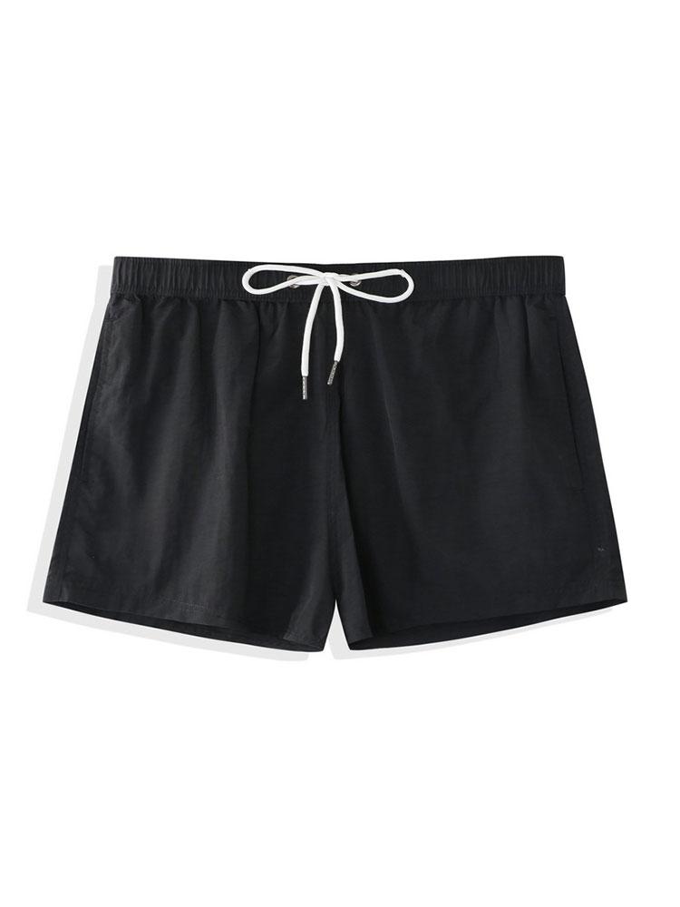 Short de bain homme en nylon, longueur courte – à cordon, indispensable pour la plage et les vacances